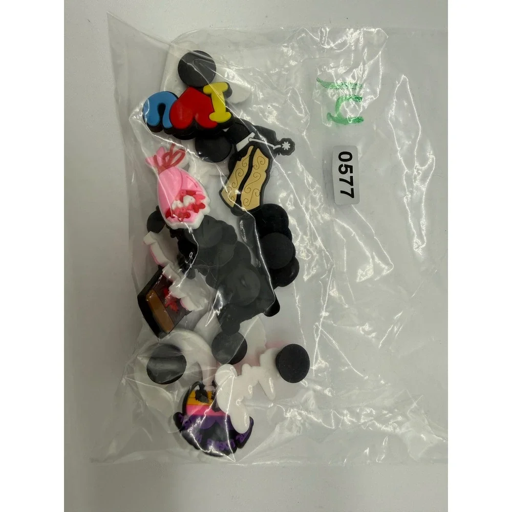 Shoe Charms Unisex OS Multicolor New Music Coffee Rose 14 Piece Set